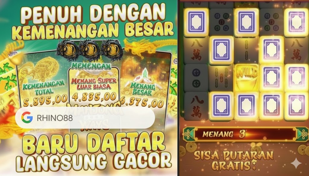 Spin Tengah Malam di RHINO88, Penjual Kopi Asal Banyumas Dapat Scatter Beruntun di Mahjong Wins 3